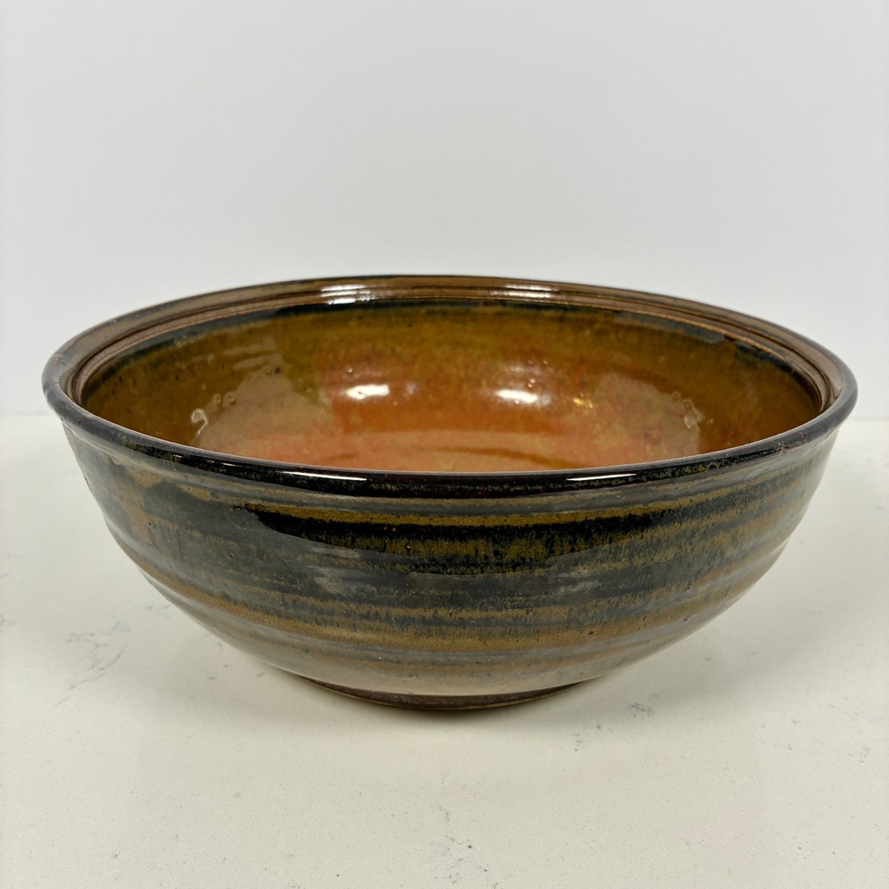 Studio Pottery Bowl Handcrafted Stoneware Earthy Rustic Wabi Sabi Farmhouse Boho
